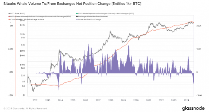 Bitcoin鯨魚交易量創(chuàng)9年新高，價格觸底跡象顯現圖片