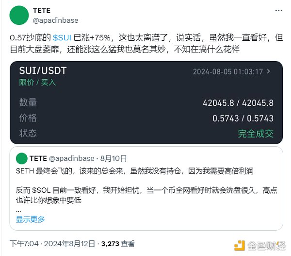 一周漲超140% 是什么造就了Sui？圖片