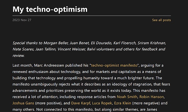 當(dāng) Web3 撞上 d/acc：技術(shù)加速時代 Crypto 能做些什么？